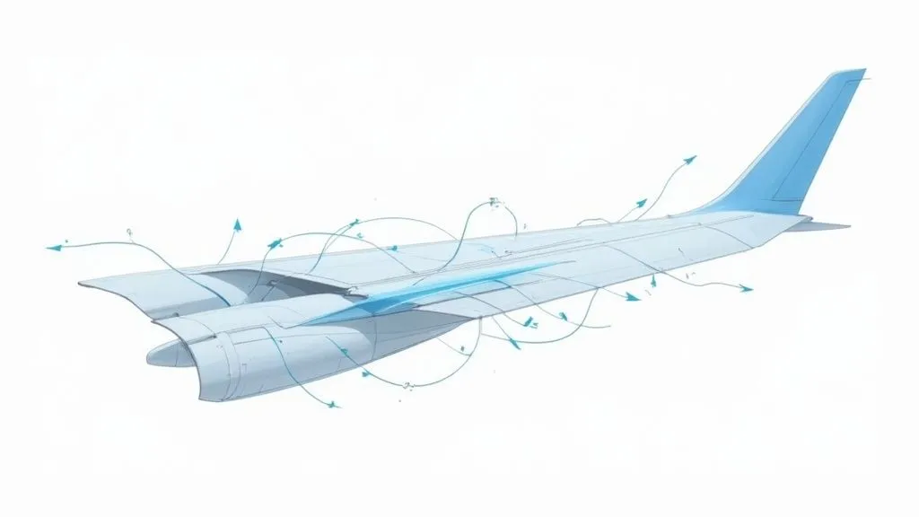 airflow over wing