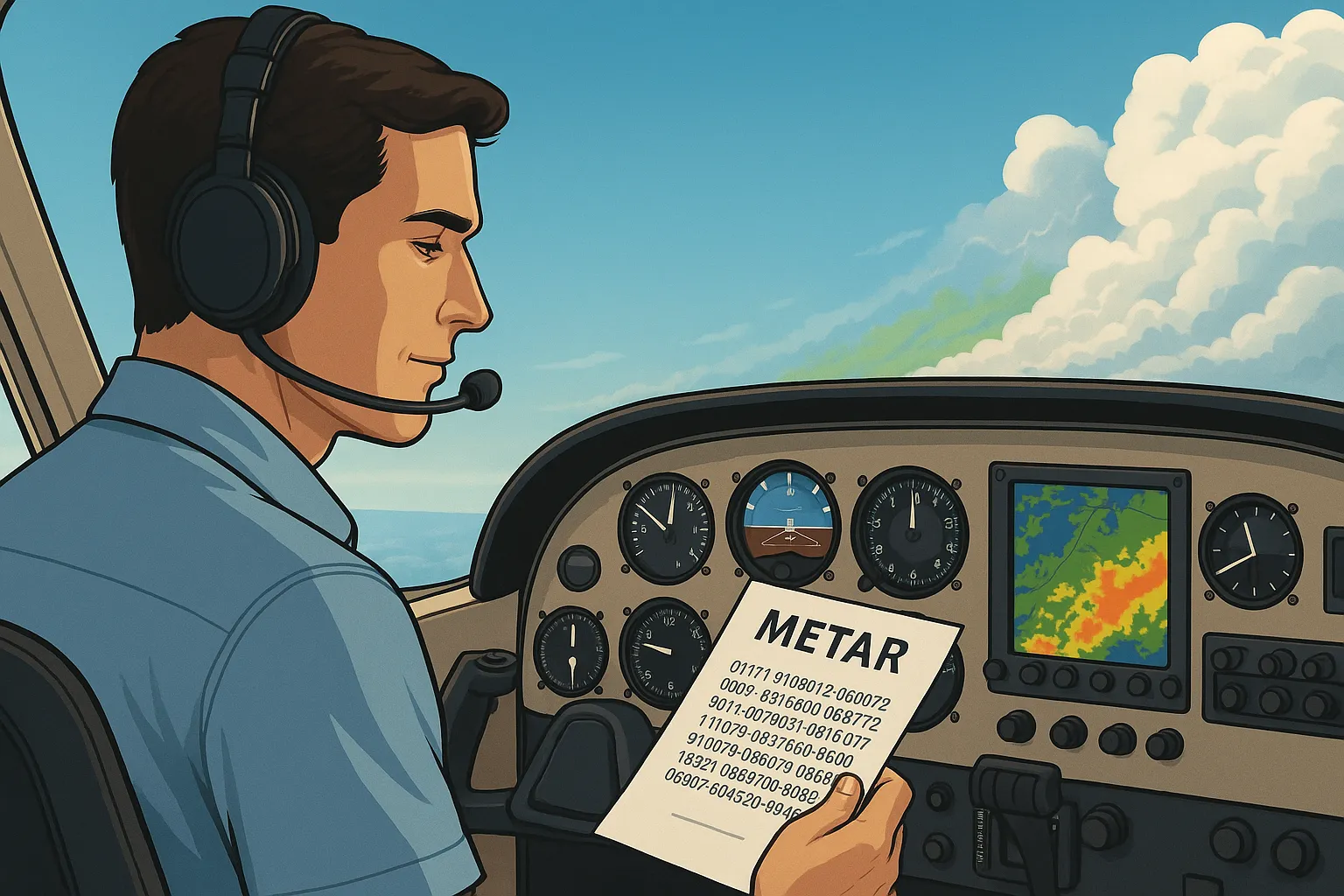 metar reports aviation weather briefing