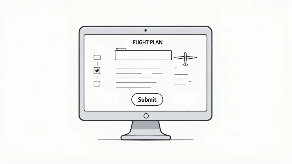 filing a flight plan