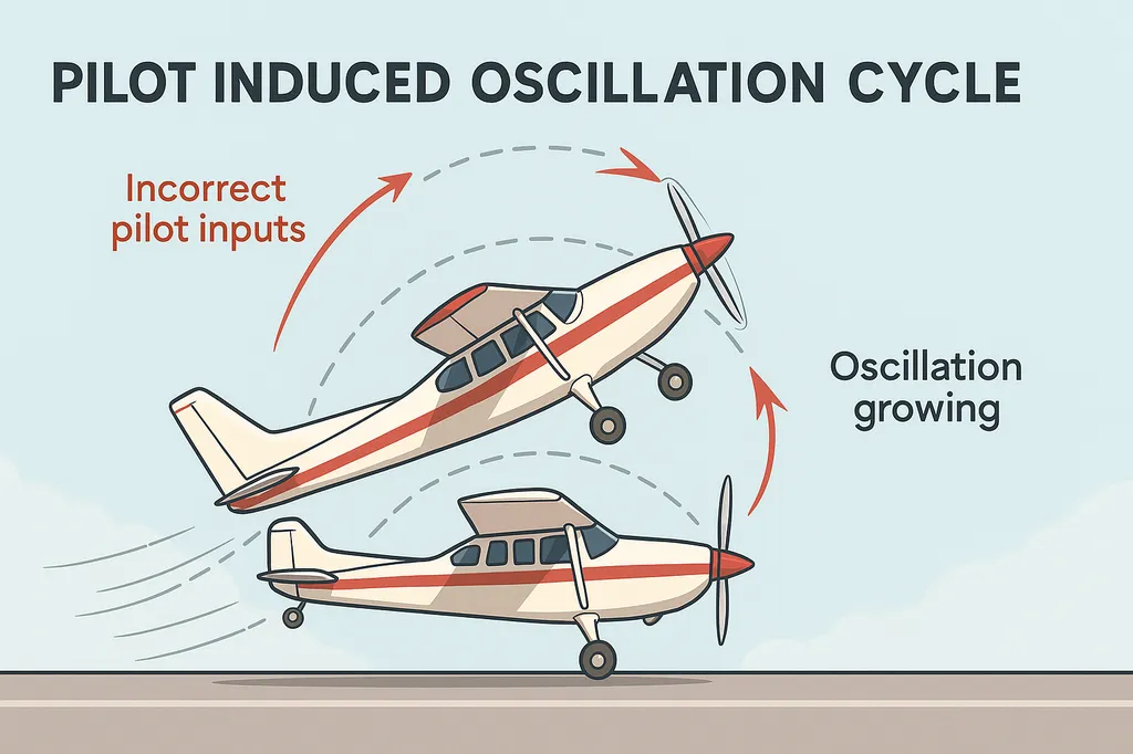pilot induced oscillation cycle