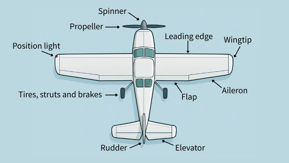 pre flight inspection diagram