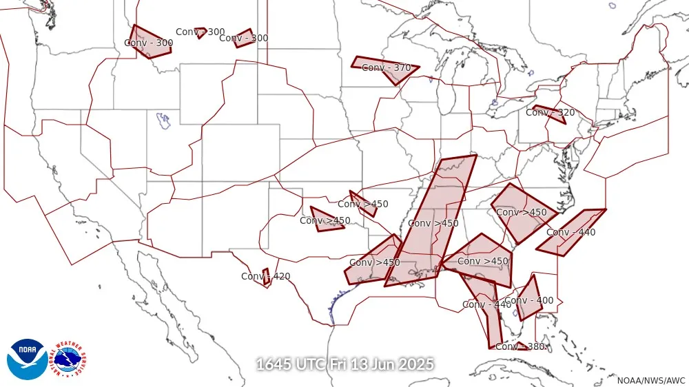 sigmet map aviation weather service