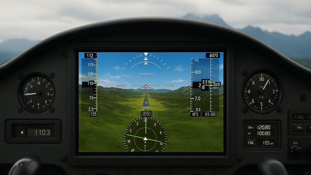 synthetic vision display